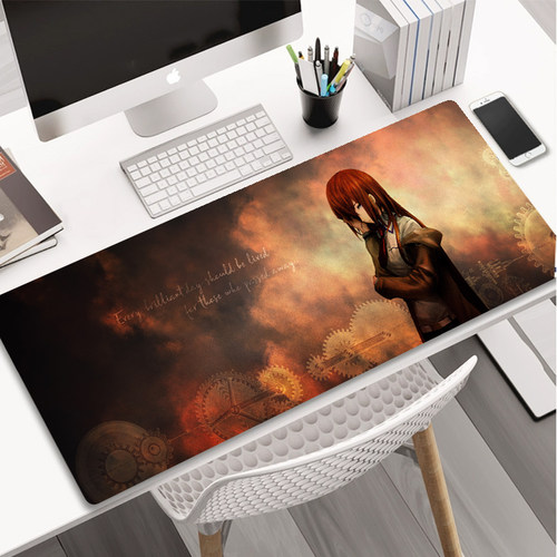 命运石之门Steins Gate二次元 超大号鼠标垫 键盘电竞游戏桌垫垫