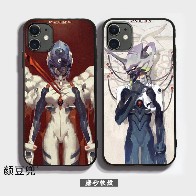 EVA绫波丽/明日香11PRO适用苹果XSMAX手机壳8P40华为mate30初号机