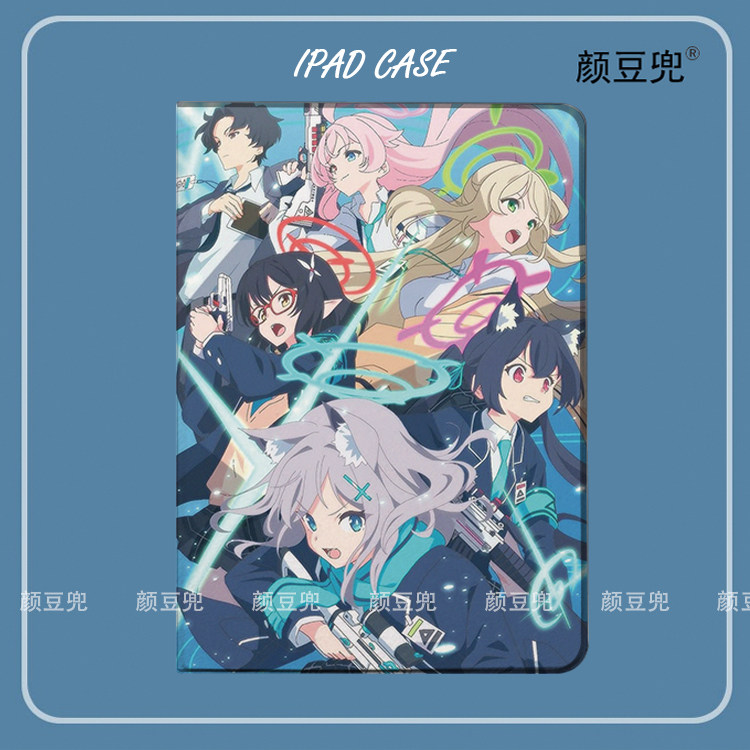 碧蓝档案 蔚蓝 周边ipad10.2适用于air4 5/6第十代10.9保护套matepad pro11 Air3笔槽mini5/6/7小米6/7 pro壳