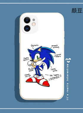 刺猬索尼克 手机壳iPhone11适用12 Pro苹果XS MAXR动漫8p40一加8P
