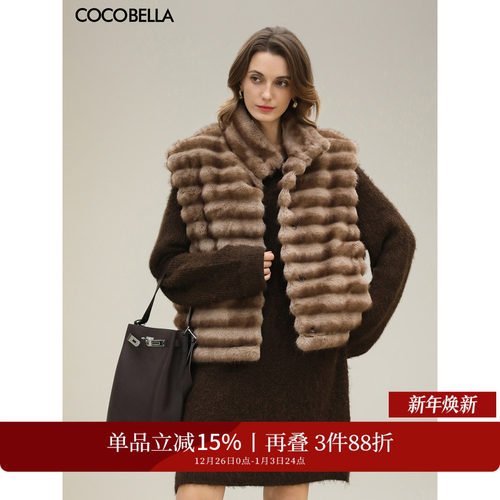 帕斯条奢环保皮草马甲