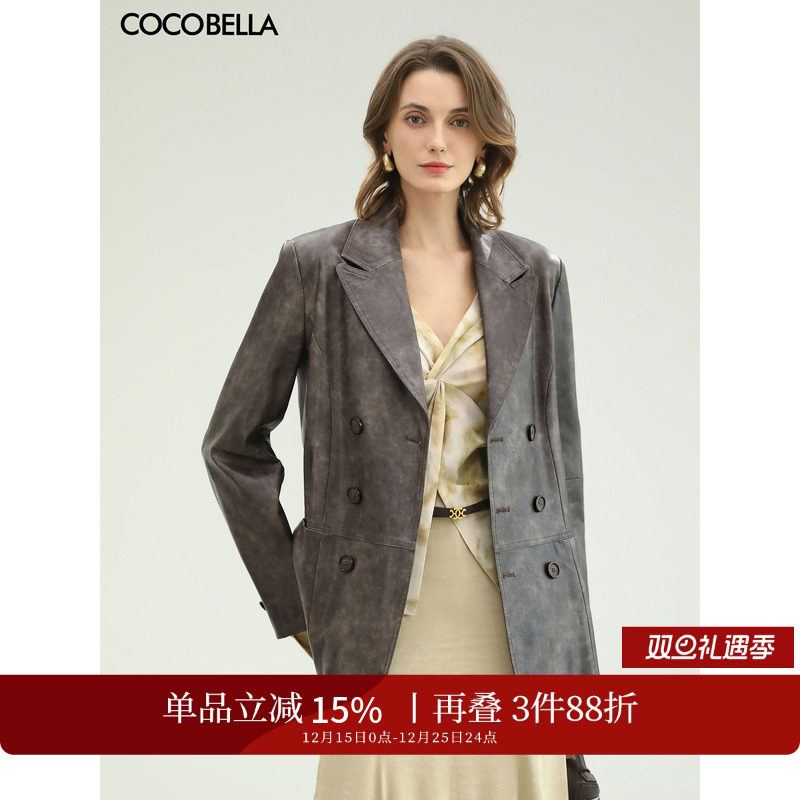 COCOBELLAPU双排扣西服