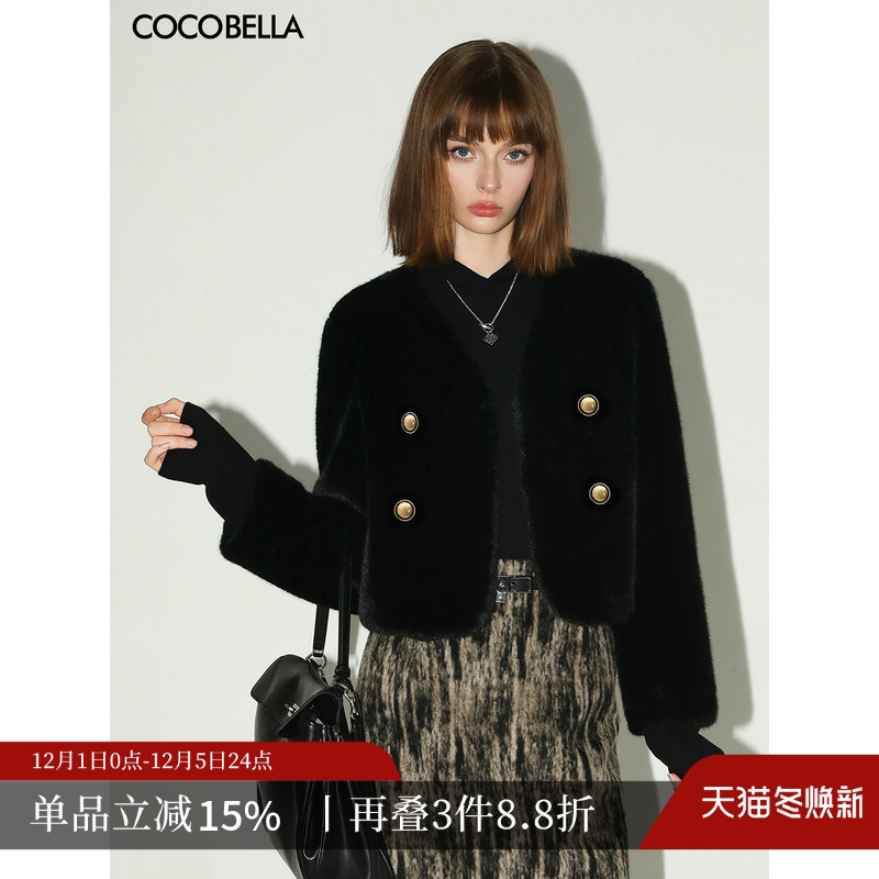 COCOBELLA高奢环保皮草外套