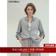 复古水洗牛仔衬衫 COCOBELLA 100%莱赛尔 女春浅色休闲衬衣DN0051