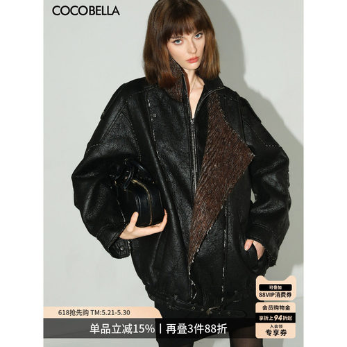 COCOBELLA[双面穿]环保皮草外套