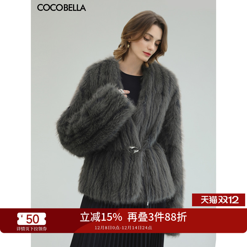 COCOBELLA丰盈环保皮草外套