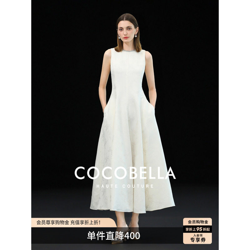 月光女神重工钉钻提花小礼裙图片