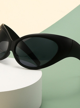 装超人夏季新户外运动太阳镜男女欧美异形连体墨镜未来风遮阳眼镜