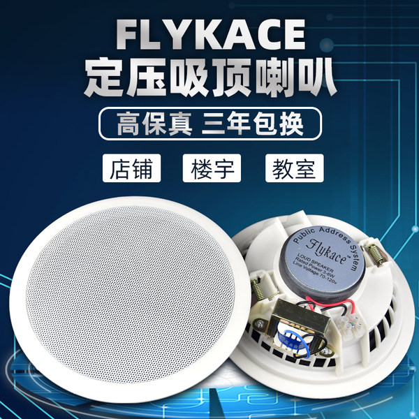 flykace Потолок динамик оспа Подъем микрофон потолок динамик встроенный фон музыка потолок звук