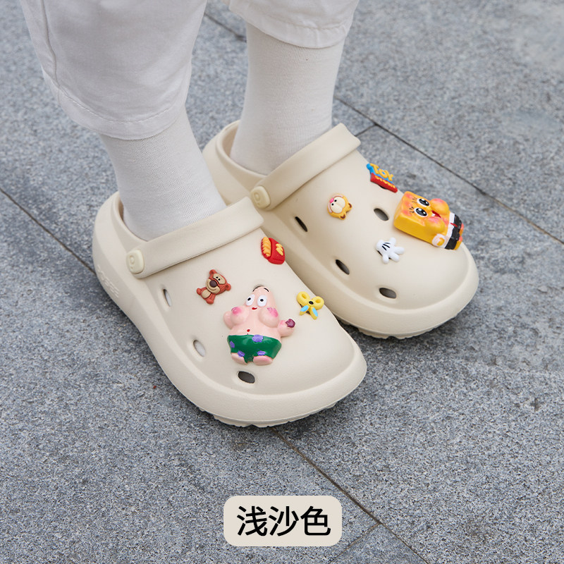 朴西奶酪洞洞鞋鞋花配饰crocs鞋扣可拆卸卡骆驰diy配件适配大孔洞图片