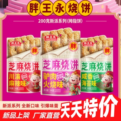 胖王永烧饼 新派系列油酥烧饼 河北保定涿州特产营养零食小吃非遗