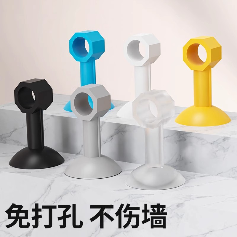 门后把手防撞减震保护免打孔门吸