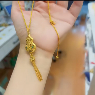 万能细肖邦链配流苏葫芦