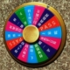 亚克力合用品KTV轮盘七彩游戏娱乐转盘酒水轮盘酒吧娱乐用品