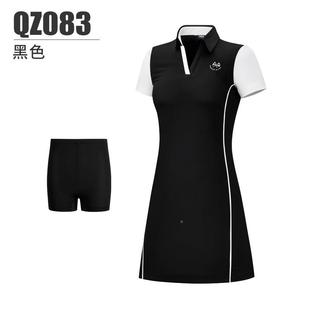 领设高计时尚 QZ083尔夫连衣裙新女夏季 服装 高弹品女装 百搭网球裙