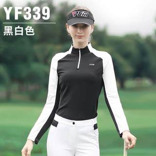 高尔夫服装长秋冬季高弹裤子恤套装女YF339显衣瘦速干袖服女装