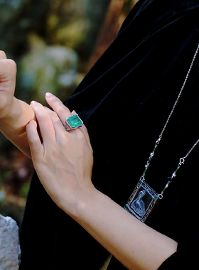 和合大仙人男女通用镀金戒指