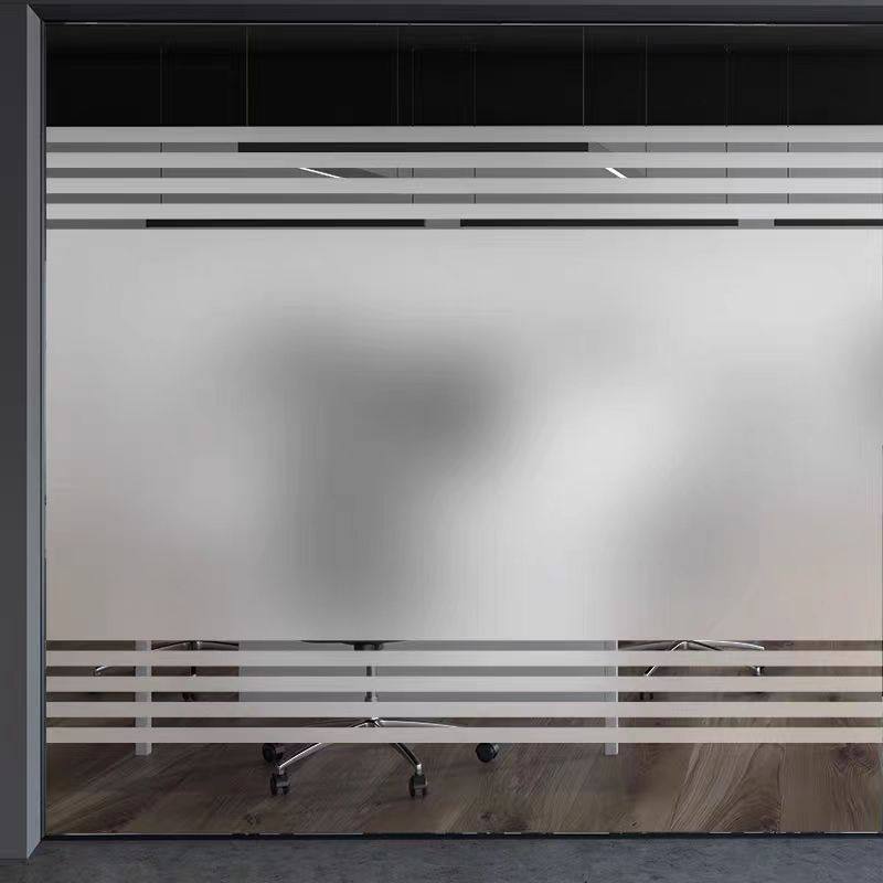 静电玻璃贴纸磨砂条纹一体办公室隔断防撞装饰阳台窗户防走光膜,家居饰品,玻璃膜/贴,淘宝优惠券,粉丝福利购,淘宝优惠卷