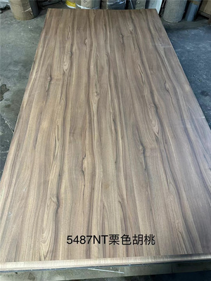 伊美家防火板5487NT栗色胡桃