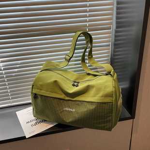 旅行包女短途大容量出差收纳行李包干湿分离轻便手提运动健身包