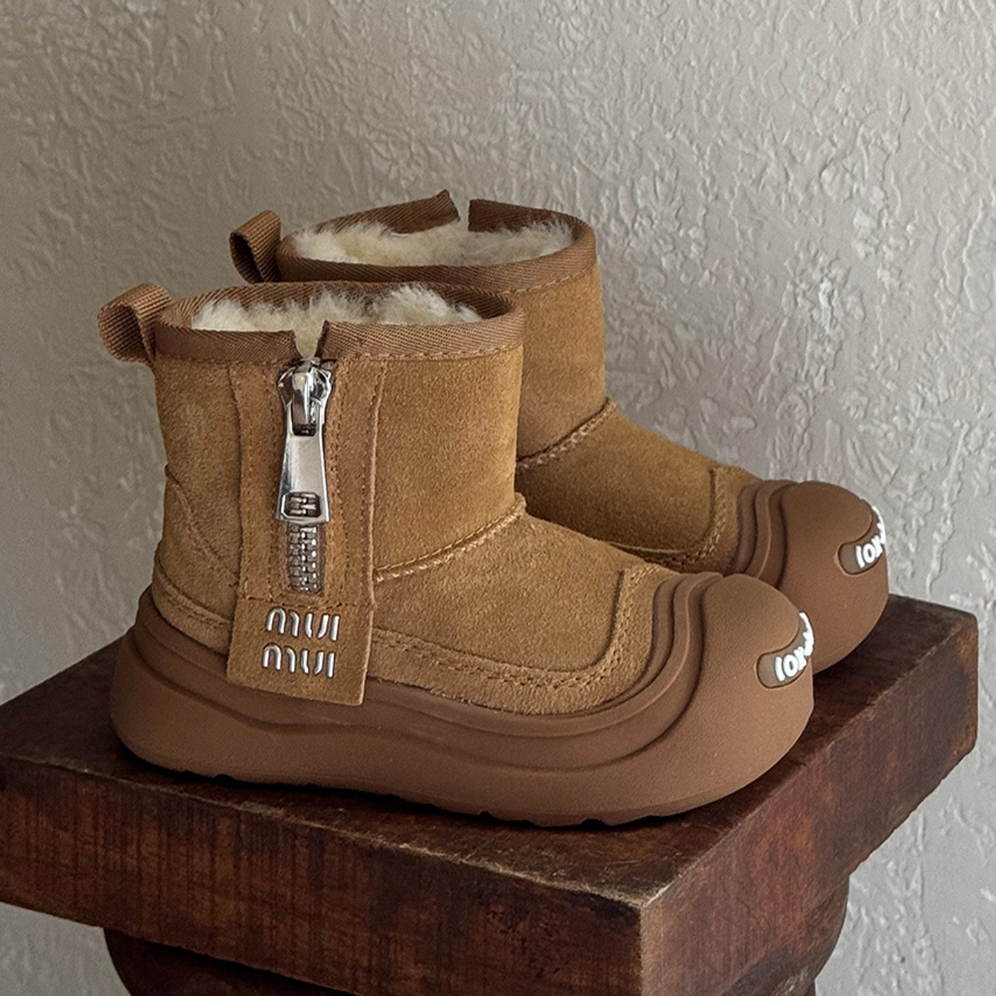 【全网热销】丑萌大头防水雪地靴