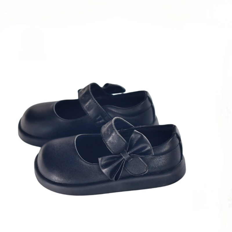 【贝然正品】头层牛皮女童公主鞋