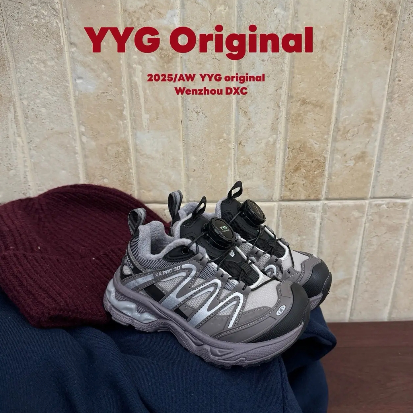 【YYG正品】加绒保暖运动老爹鞋