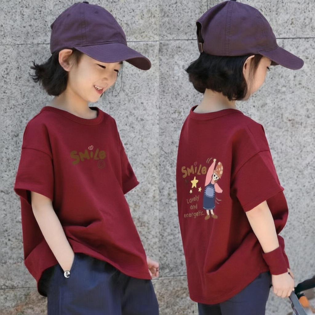 女童纯棉短袖t恤2026新款夏季可爱爆款中小儿童宽松上衣童装夏装
