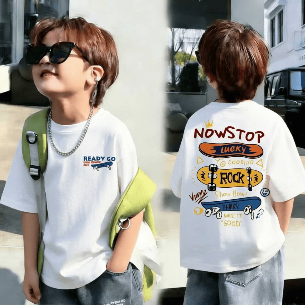 【纯棉】儿童夏季百搭短袖T恤韩版爆款男童中小童宝宝吸汗上衣t恤