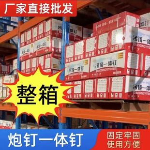 批发炮钉一体钉迷你小枪钉圆片消防直钉管卡钉排卡钉小园片枪泡钉