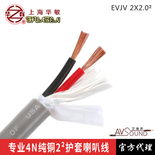 华敏EVJV2平方护套音响喇叭发烧音箱线舞台音频演出纯铜功放环绕1