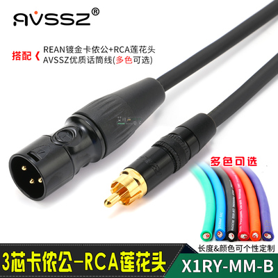 AVSSZ卡侬转莲花RCA无氧铜麦线