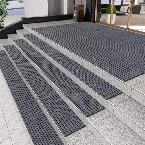 室外自粘带胶瓷砖台阶楼梯垫银行酒店进门口长条防滑地毯地垫门垫
