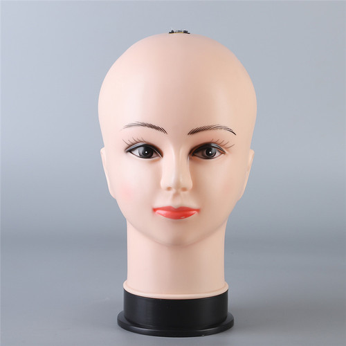 硬壳女头模型假人头戴帽子假发饰品头模道具塑料模特头商超展示
