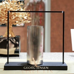 GeorgJensen乔治杰生BERNADOTTE王子花瓶插花桌面