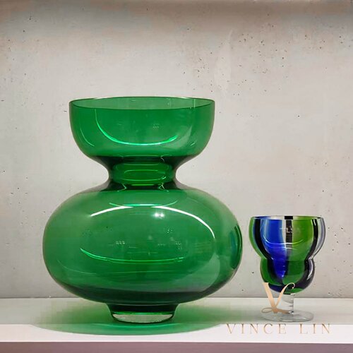 Georg Jensen乔治杰生Alfredo 玻璃花瓶摆件装饰客厅插花北欧乔迁