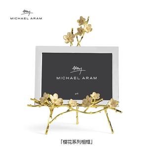 Michael Aram樱花系列相册相框摆件家居创意装饰手工不锈钢相册框