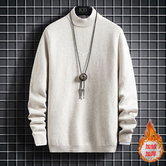 Men's new fashion youth one piece Plush sweater fashion student men's sweater
