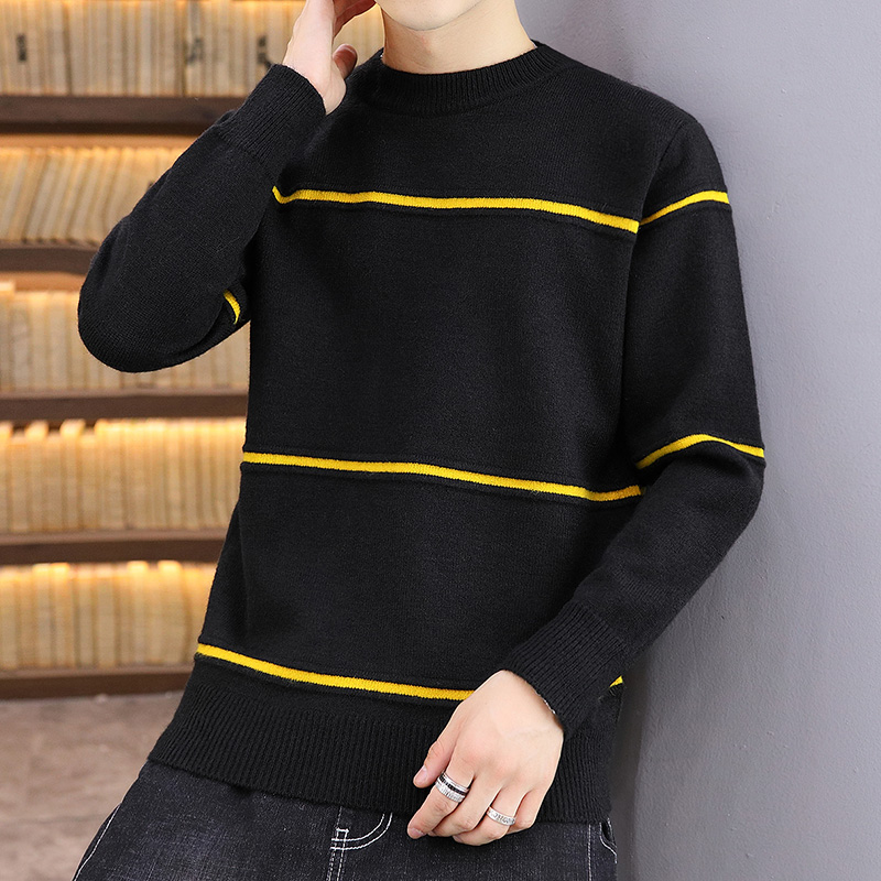 Men's sweater t-shirt t-shirt autumn Korean version trend bottoming shirt autumn and winter clothing