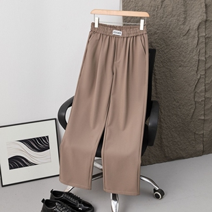 潮牌长裤 春季 显瘦宽松百搭日系男士 男新款 子 直筒休闲裤