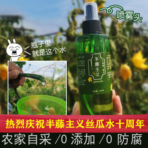 26新水农家自产丝瓜水补水喷雾