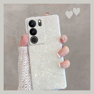 适用vivos17手机壳s17pro新款 viv0s17t曲屏网红ins风vovos步步高vivis简约女vⅰvos全包防摔vs透明白色曲面屏