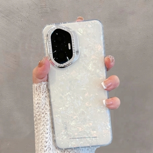 适用华为荣耀300手机壳honor300pro透明amm一an00新款 anoo网红ins风三百x300por简约女p300p全包防摔软边 amp