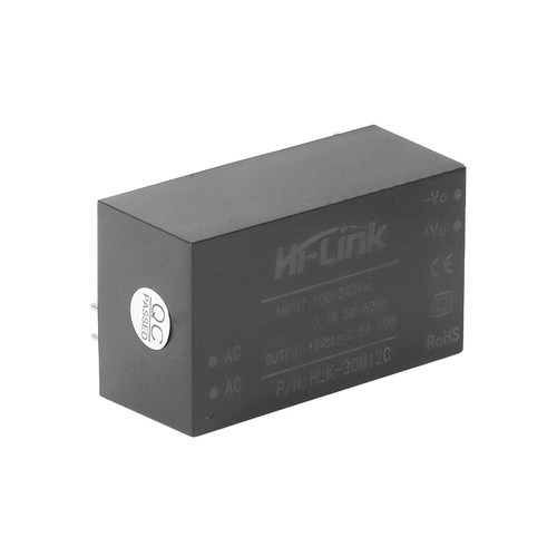 HLK-30M12C AC-DC隔离稳压电源模块220V转12V2.5A30W内置EMC电路