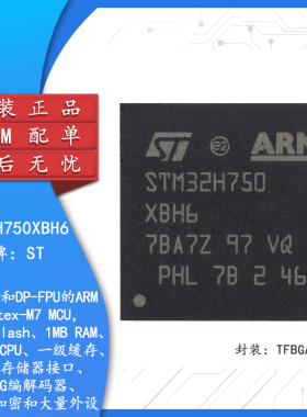 原装 STM32H750XBH6 TFBGA-265 ARM Cortex-M7 32位微控制器-MCU