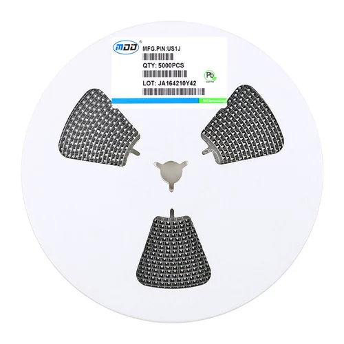 Оригинальный диод сверхбыстрого восстановления US1J SMA (DO-214AC) 1A/600V SMD (10 шт.)