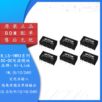 B_LS-1WR3系列DC-DC电源模块