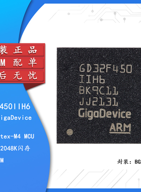 原装GD32F450IIH6 BGA-176 ARM Cortex-M4 32位微控制器-MCU芯片
