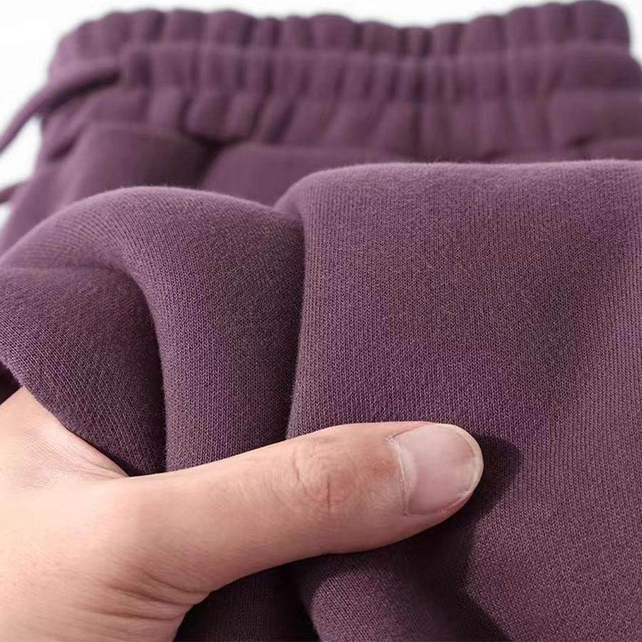 意大利梅子紫~ 葡萄紫重磅加绒束脚卫裤女 厚实保暖直筒休闲裤女,女装/女士精品,休闲裤,淘宝优惠券,粉丝福利购,淘宝优惠卷