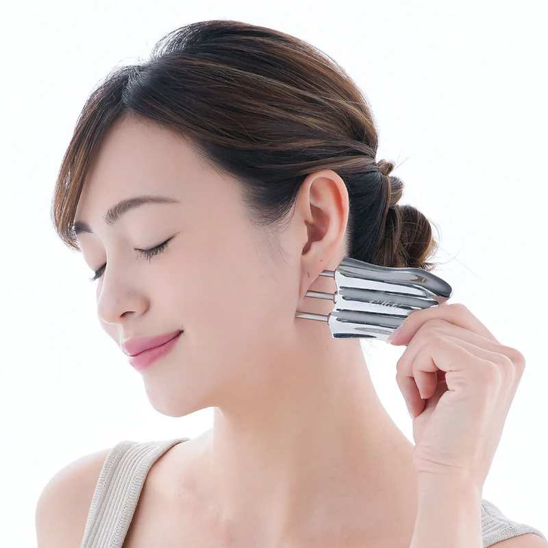 日本穴位点按按摩刮痧棒板缓解肩颈僵硬头皮按摩仪面部提拉美容器